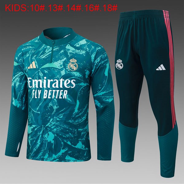 Ninos Sudadera De Training Real Madrid 2026/27 Verde 3